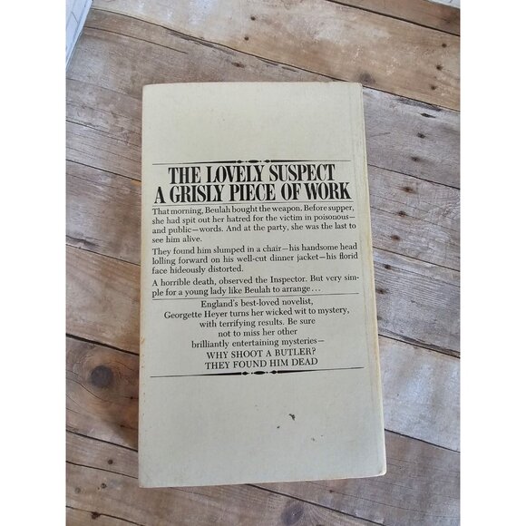 Georgette Heyer Duplicate Death Bantam Mystery Paperback 1970 Vintage Gothic - Picture 3 of 5